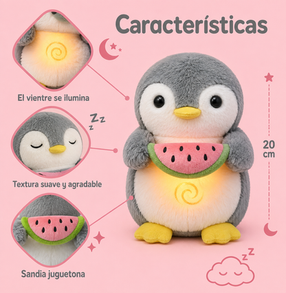 Peluche Tranquilizante que respira Pinguino
