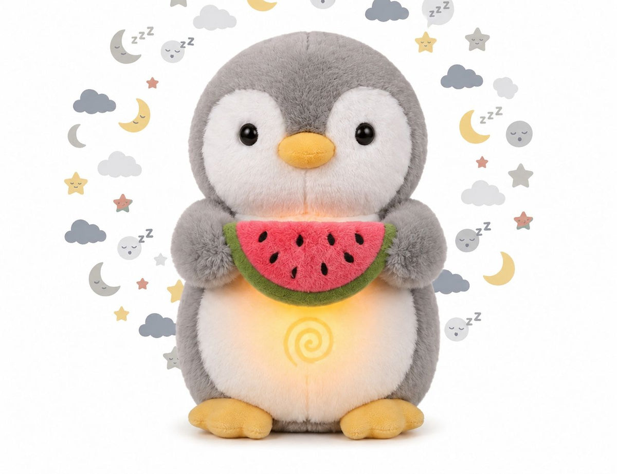 Peluche Tranquilizante que respira Pinguino
