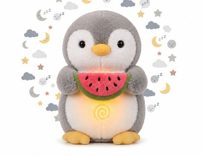 Peluche Tranquilizante que respira Pinguino